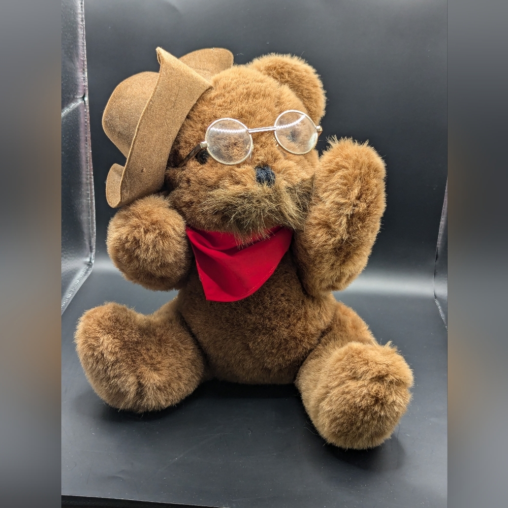 Teddy Roosevelt Jointed Teddy Bear Made In Korea